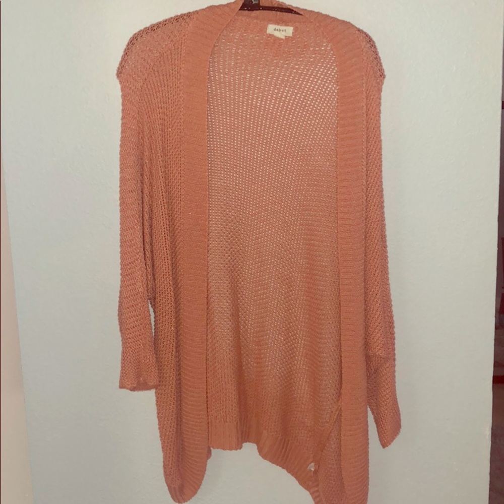 Salmon cardigan